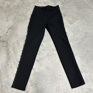 Zara embellish black leggings / Size S / K-103‎